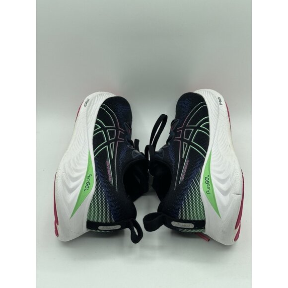 ASICS Novablast+ Running Shoes Women's 7.5 Black Green - Picture 5 of 10